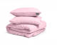 DreamHouse Bedding Stone Washed - Roze Lits-jumeaux (240 x 200/220 cm + 2 kussenslopen)