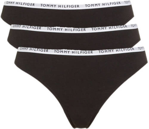 Tommy hilfiger string (set van 3) zwart