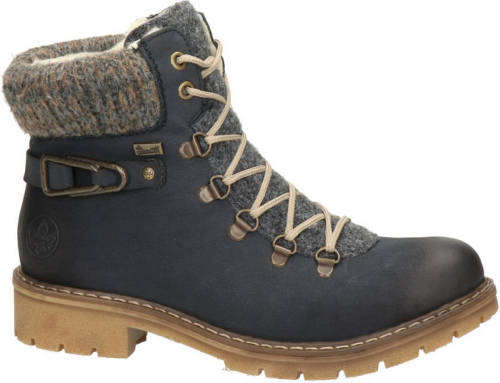 Rieker veterboots donkerblauw