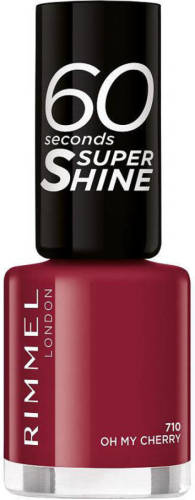 Rimmel London 60 seconds SuperShine nagellak - 710 Oh My Cherry