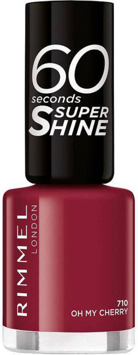 Rimmel London 60 seconds SuperShine nagellak - 710 Oh My Cherry