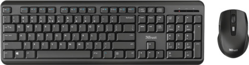 Trust Ody Wireless Keyboard and Mouse Set Toetsenbord Zwart
