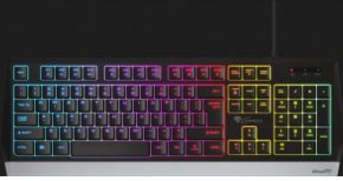 Genesis RHOD 300 RGB toetsenbord USB QWERTY Zwart