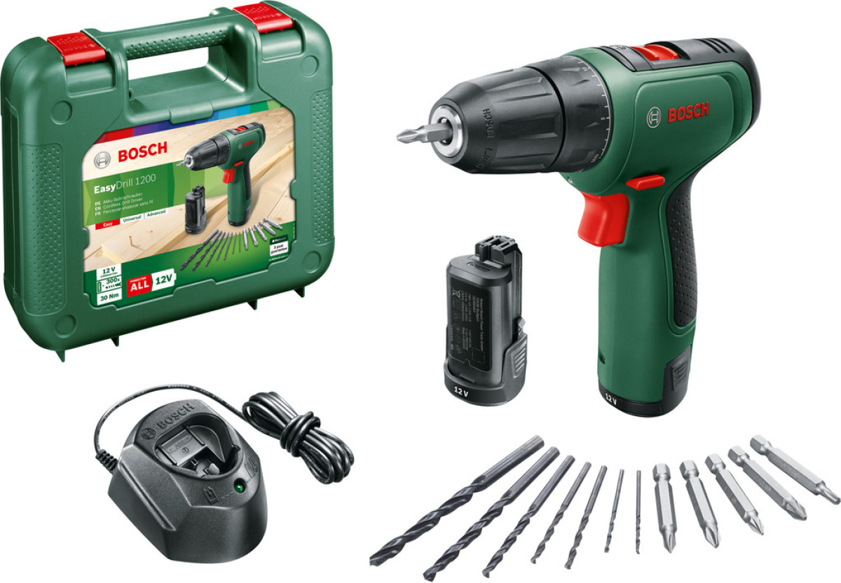 Bosch EasyDrill 1200 + 2e accu