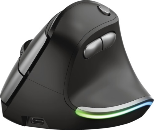Trust BAYO ERGO WIRELESS MOUSE Muis Zwart