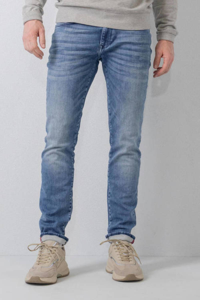 Petrol Industries slim fit jeans JACKSON met riem 5701 light used