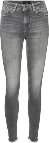 VERO MODA skinny jeans VMPEACH grijs