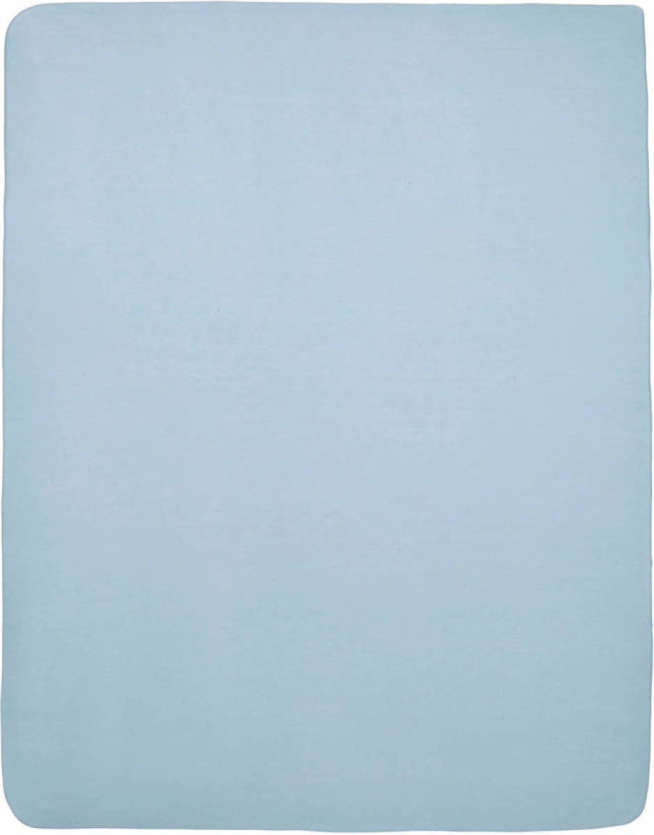 Meyco hoeslaken boxmatras 75x95 cm lichtblauw