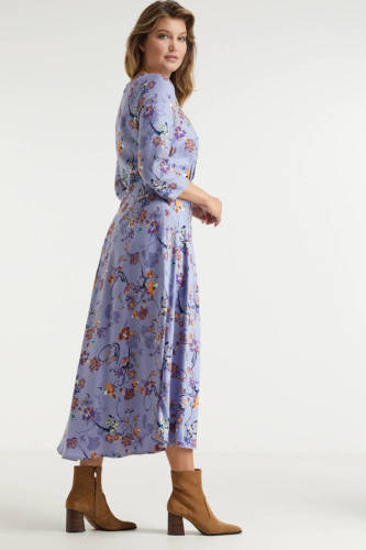 Score Tot stand brengen onbetaald Miljuschka by Wehkamp A-lijn jurk met print lavendel kopen