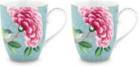 Pip Studio Blushing Birds mok (9 cm) (set van 2)