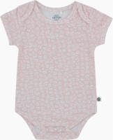 Born by Kiddo United romper roze/wit