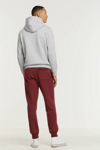 Jack & Jones ESSENTIALS hoodie JJECORP met logo light grey melange