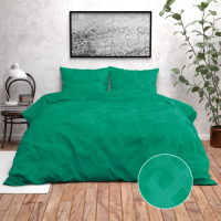 Zensation Nika - Groen 240 x 220 cm Dekbedovertrek