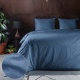 Fresh & Co Bamboo Feel - Blauw Lits-jumeaux (240 x 200/220 cm + 2 kussenslopen) Dekbedovertrek