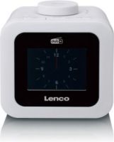 Lenco CR-620 radio Klok Wit