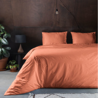 Fresh & Co Crispy Uni - Roze 2-persoons (200 x 200/220 cm + 2 kussenslopen) Dekbedovertrek
