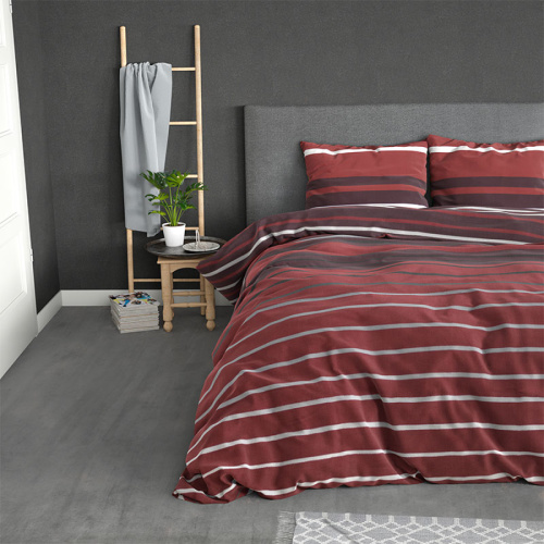 Sleeptime Elegance Rowan - Rood Lits-jumeaux (240 x 220 cm + 2 kussenslopen) Dekbedovertrek