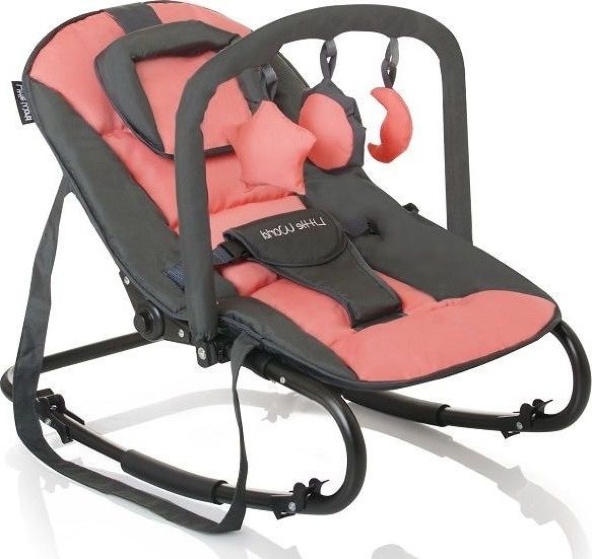 Merkloos Little World Wipstoel Stardust Zwart En Roze