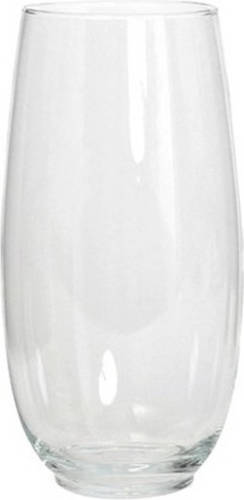 Merkloos Ronde Vaas Tigo 15 X 29 Cm Transparant Glas - Home Deco Vazen - Woonaccessoires