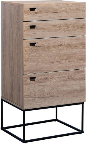 Beliani Acra - Dressoir-lichte Houtkleur-vezelplaat