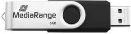 MediaRange MR931-2 USB flash drive 16 GB USB Type-A / Micro-USB 2.0 Zilver, Zwart