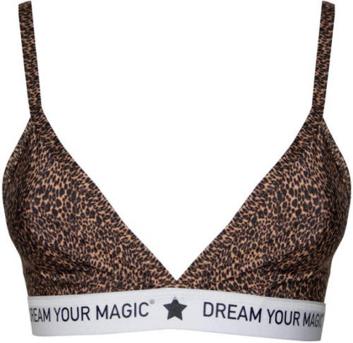 MAGIC Bodyfashion bralette Dream Your MAGIC bruin/zwart