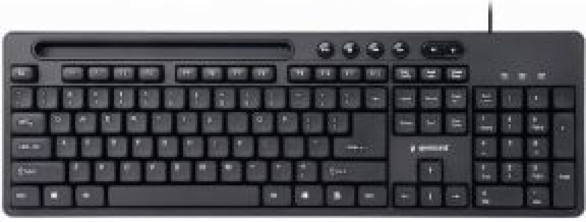 Gembird KB-UM-108 toetsenbord USB QWERTY Amerikaans Engels Zwart