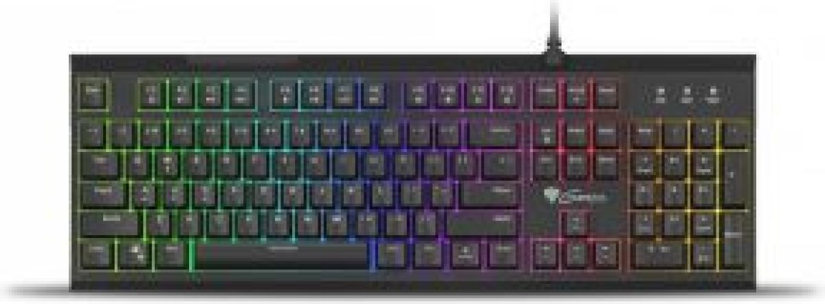 Genesis Thor 210 toetsenbord USB QWERTY Amerikaans Engels Zwart