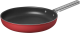 SMEG Koekenpan 30 cm Rood