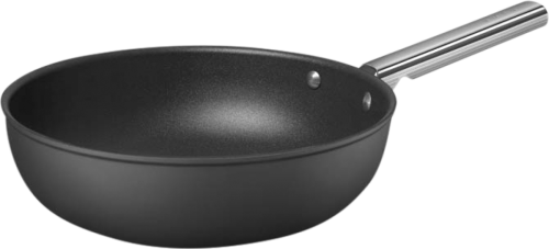 SMEG Wokpan 30 cm Zwart