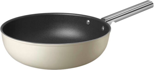 SMEG Wokpan 30 cm Crème