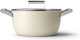 SMEG Kookpan 24 cm Crème