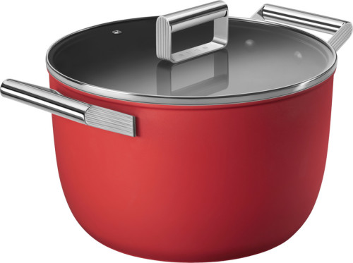 SMEG Kookpan 26 cm Rood