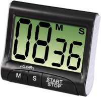 Xavax Keukenwekker Countdown digitaal zwart