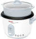 Tefal rijstkoker RK1011 max. 10 kopjes (5l); automatische warmhoudfunctie; inclusief stoommand