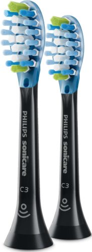 Philips Sonicare opzetborsteltjes Premium Plaque Defense zwart