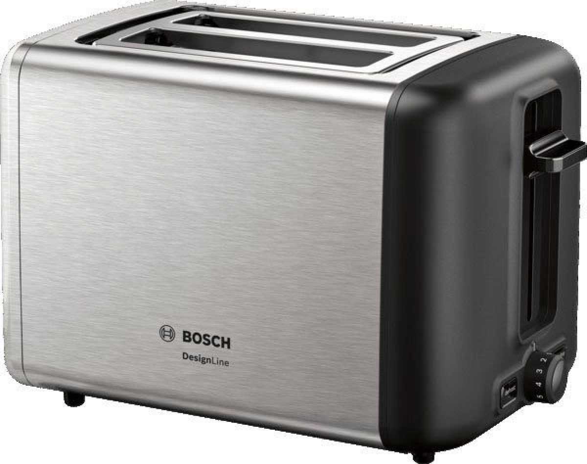 Bosch toaster TAT3P420DE DesignLine edelstaal
