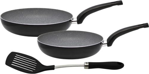 Elo - Meine Küche pannenset Dolomiet Inductie, incl. Spatel, Ø 20,24 cm (set, 3-delig)