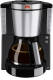 Melitta filterkoffieapparaat Look DeLuxe 1011-06, 1,25 l, met glazen kan in zwart-edelstaal
