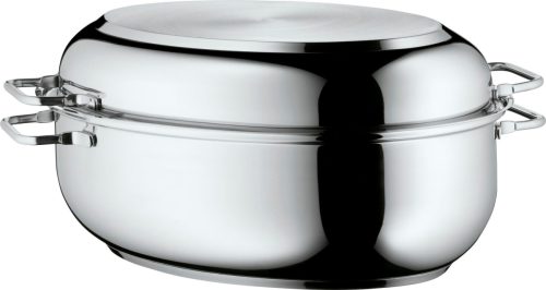 WMF braadpan Deksel als voor inductie geschikte bakpan te gebruiken, inclusief braadthermometer, 8,5 liter (1-delig)