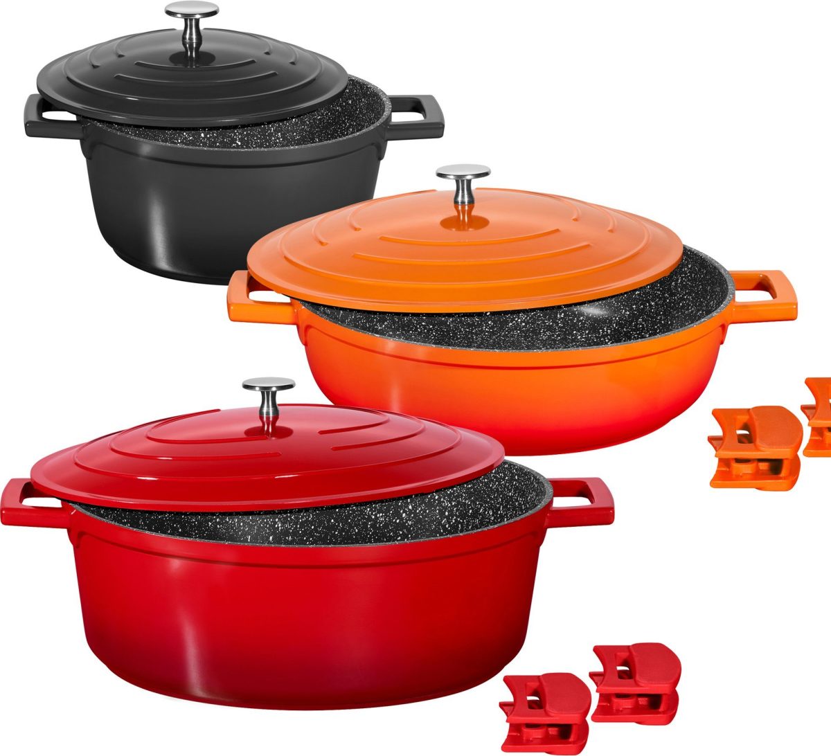Stoneline braadpan Inductie (set, 3-delig)