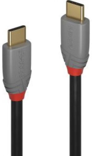 LINDY 36901 USB-kabel 1 m USB C Mannelijk Zwart, Grijs