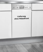 Amica deels integreerbare vaatwasser EGSP 14895-1 E, 81,5 cm x 44,8 cm, Energiebesparende ECO-stand