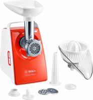 Bosch vleesmolen CompactPower MFW3630I inclusief citruspers, worstvuller en kibbeh-opzet