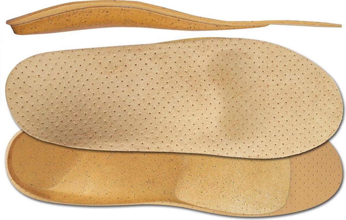 Fußgut Orthopedische schoeninlay's Orthopedische Korkfant-inlay (2-delig)