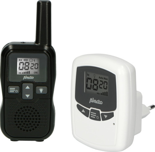 Alecto DBX80BK - Babyfoon met groot bereik tot 3.000 meter - Zwart