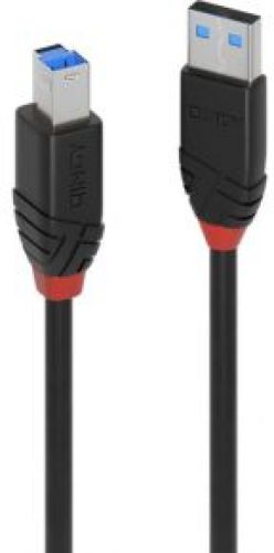 LINDY 43227 USB-kabel 10 m 3.0 (3.1 Gen 1) USB A USB B Zwart