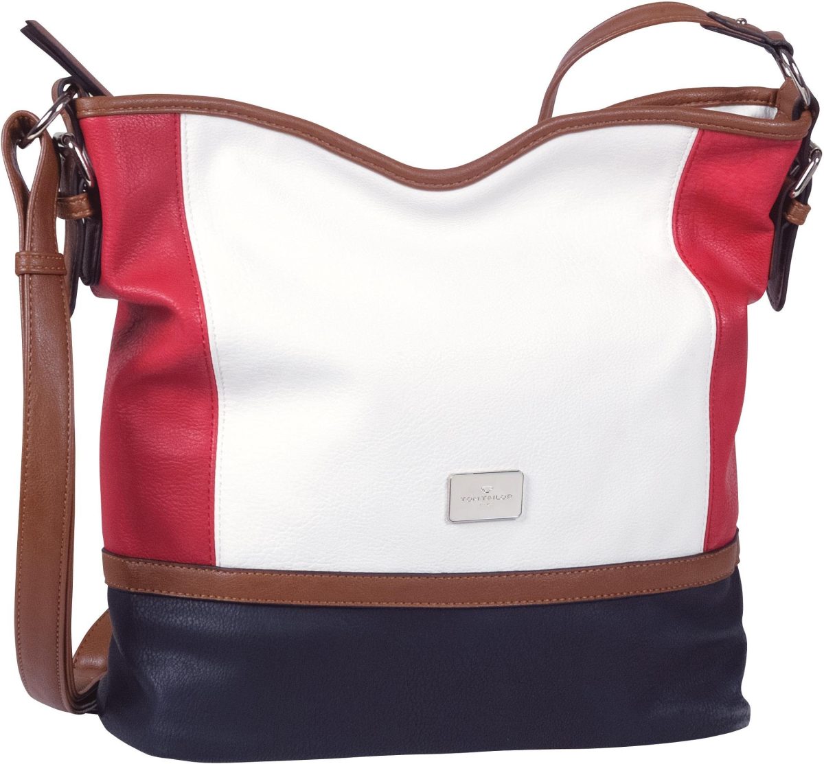 Tom tailor schoudertas Juna in trendy kleurencombinatie