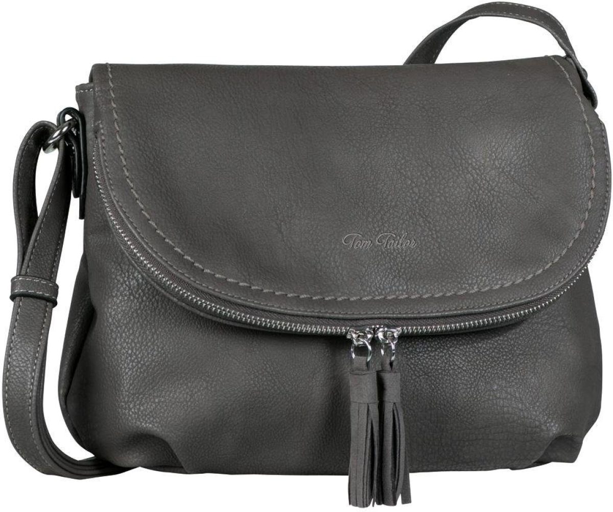 Tom tailor schoudertas LARY crossbody bag met modieuze kwasten aan de rits