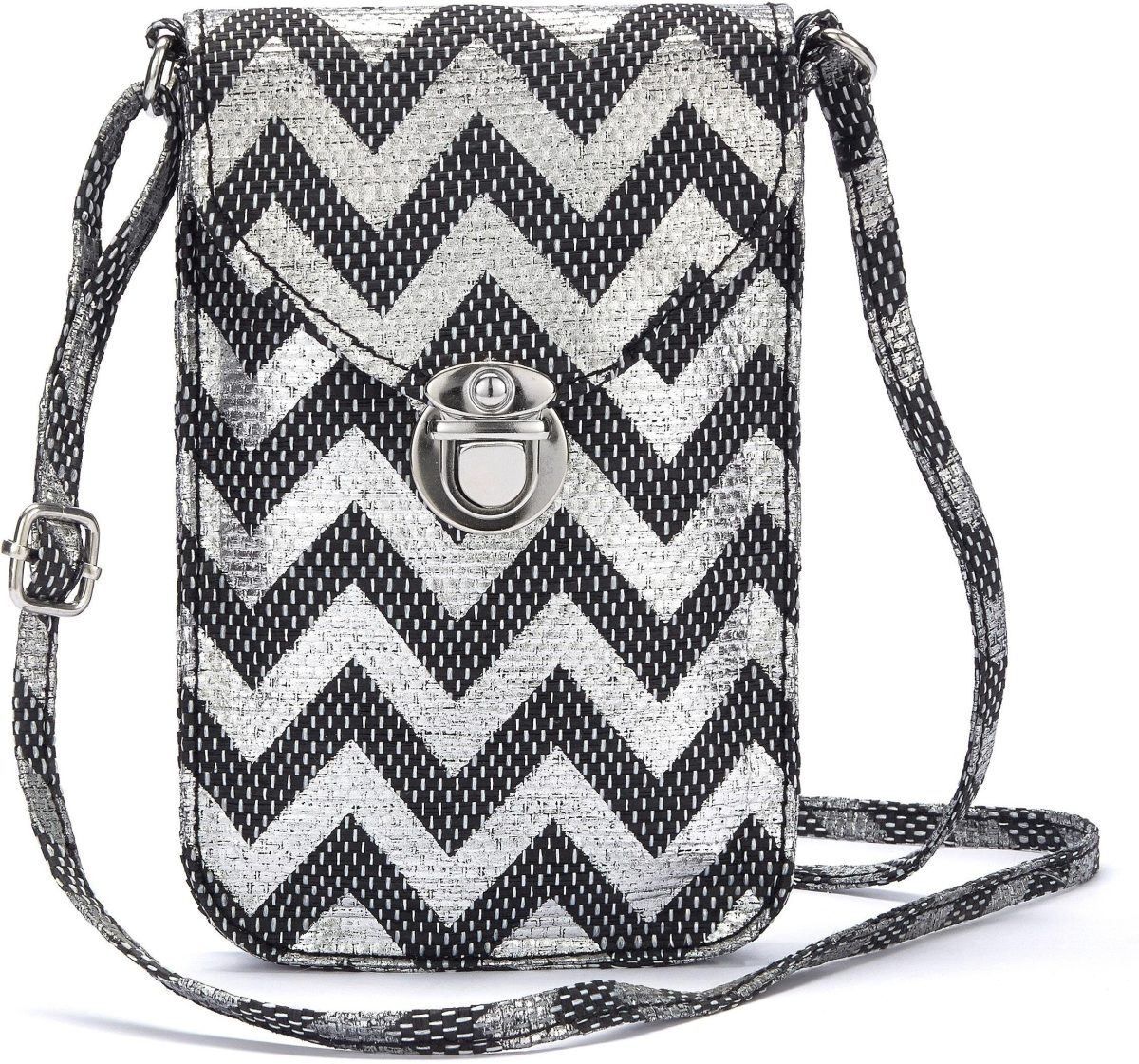 Lascana schoudertas Mini-bag, tasje voor de mobiele telefoon, kan omgehangen worden, in modieuze raffia look